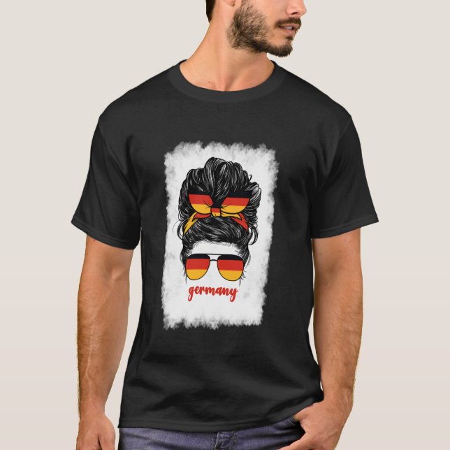 German Girl For Women Deutschland Dutch Germany Fl T-Shirt (Front)