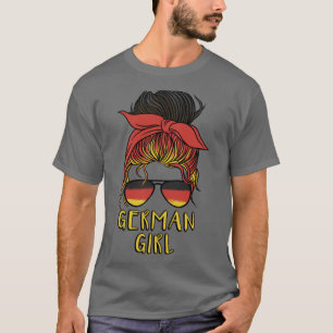 German Girl Germany girls football Deutschland wom T-Shirt