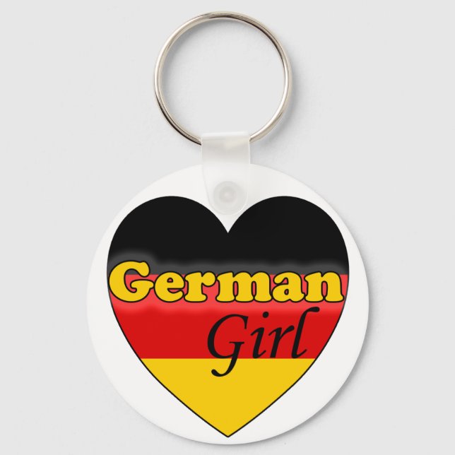 German Girl Key Ring (Front)