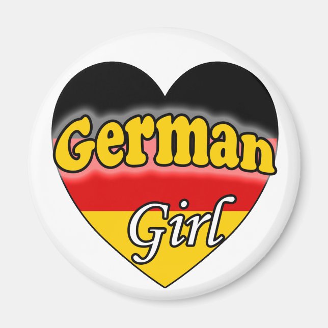 German Girl Magnet (Front)