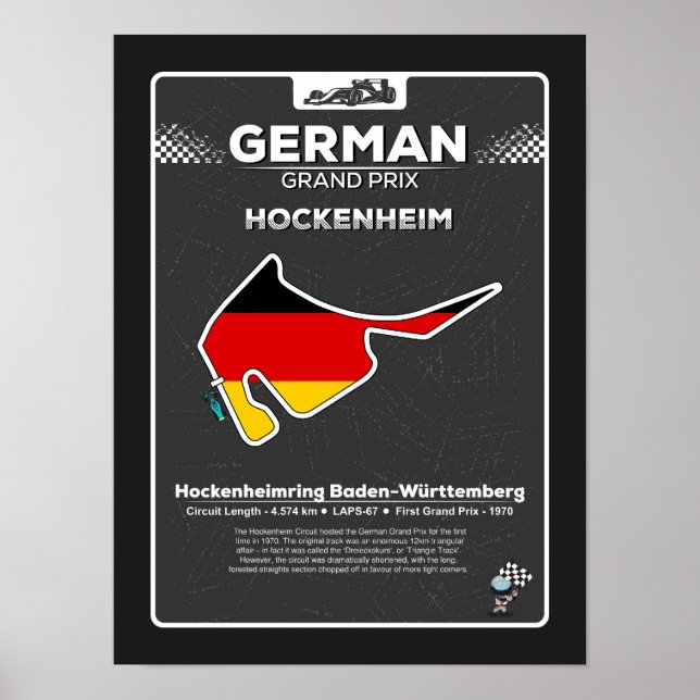 German Grand Prix Poster (Front)