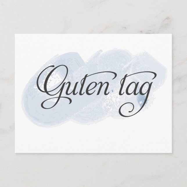 German - Guten Tag Postcard (Front)