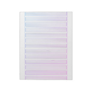 German Handwriting Paper – 3 Line with Border Notepad