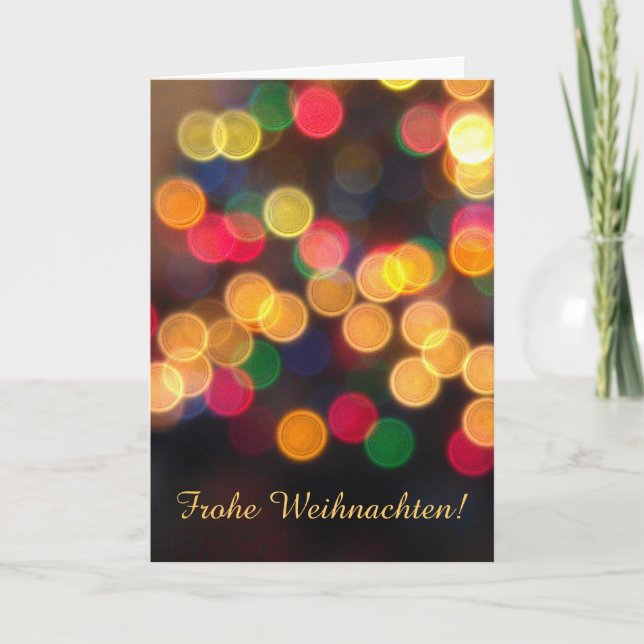 German: Happy Holidays Holiday Card (Front)