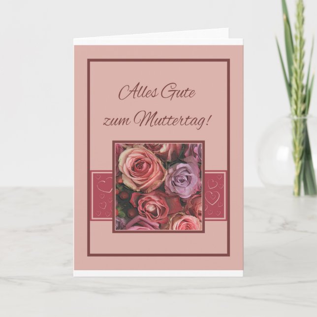 german Happy Mother’s Day! Card (Front)