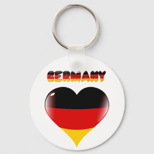 German heart key ring