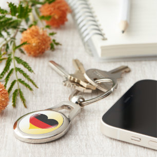 German heart key ring