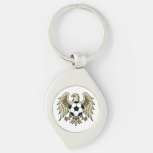 German Heritage Eagle Coat of Arms Key Ring