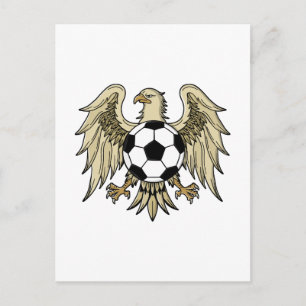 German Heritage Eagle Coat of Arms Postcard