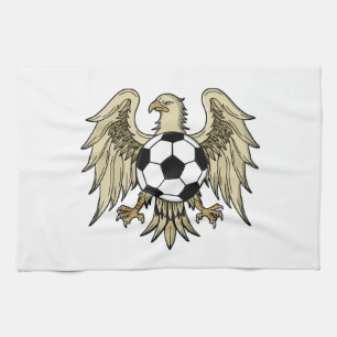 German Heritage Eagle Coat of Arms Tea Towel