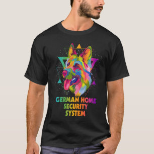 German Home Security System German Shepherd  Shepa T-Shirt