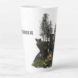 German Hunting Terrier (Jagdterrier) Latte Mug