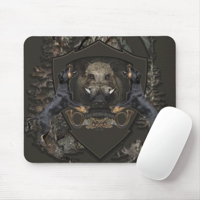 German Hunting Terrier (Jagdterrier)     Mouse Mat (With Mouse)