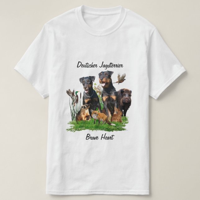 German Hunting Terrier (Jagdterrier)  T-Shirt (Design Front)