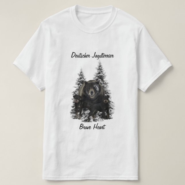 German Hunting Terrier (Jagdterrier)  T-Shirt (Design Front)