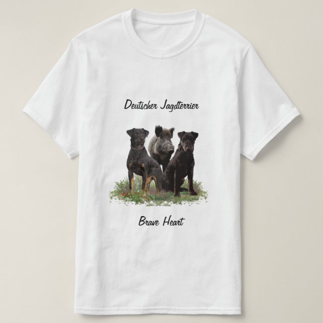 German Hunting Terrier (Jagdterrier)  T-Shirt (Design Front)