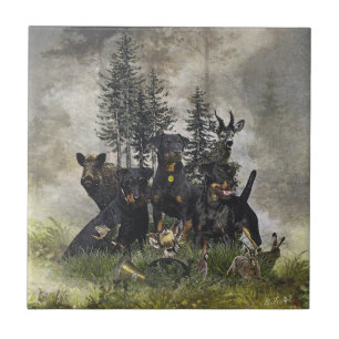 German Hunting Terrier (Jagdterrier) Tile