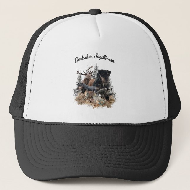 German Hunting Terrier (Jagdterrier)     Trucker Hat (Front)