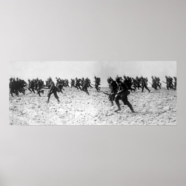 German Infantry Assault Poster (Front)