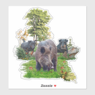 German Jagdterrier Sticker