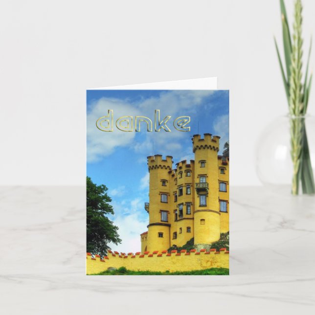 German Language Thank You Card (Front)