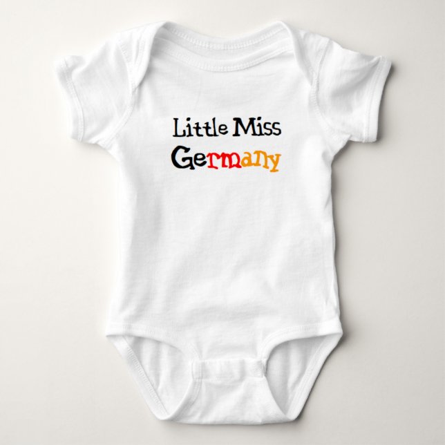 german little miss baby bodysuit (Front)