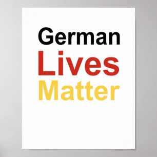 German Lives Sticker Poster