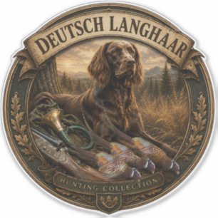 German Longhaired Pointer Hunting Companion