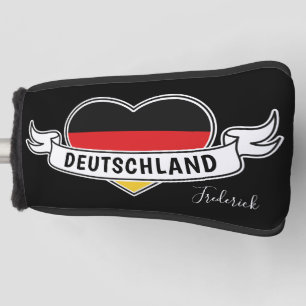 German Love custom name putter cover