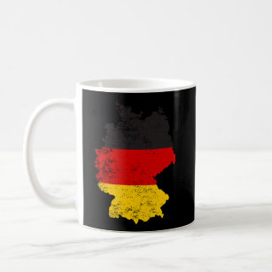 German Map Flag German Deutschland Pride Coffee Mug