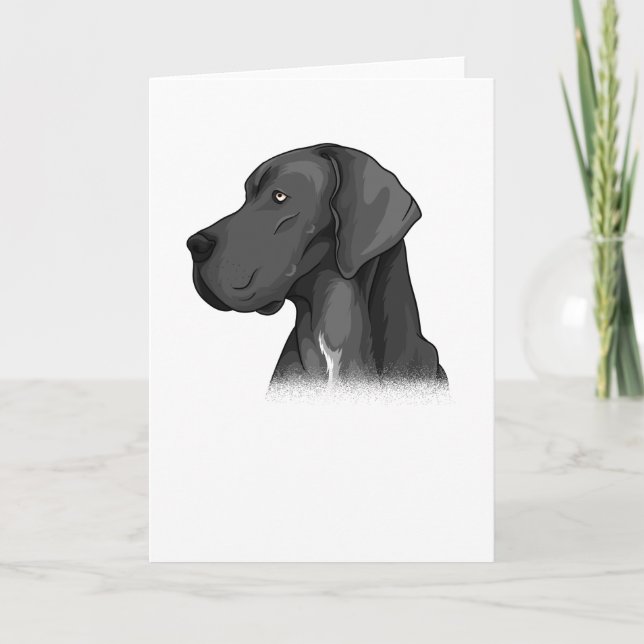 German Mastiff Dog Gift Idea Card (Front)
