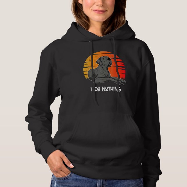 German Mastiff Great Dane Sunset Hoodie (Front)