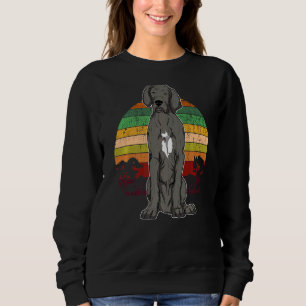 German Mastiff Great Dane Sunset Sweatshirt
