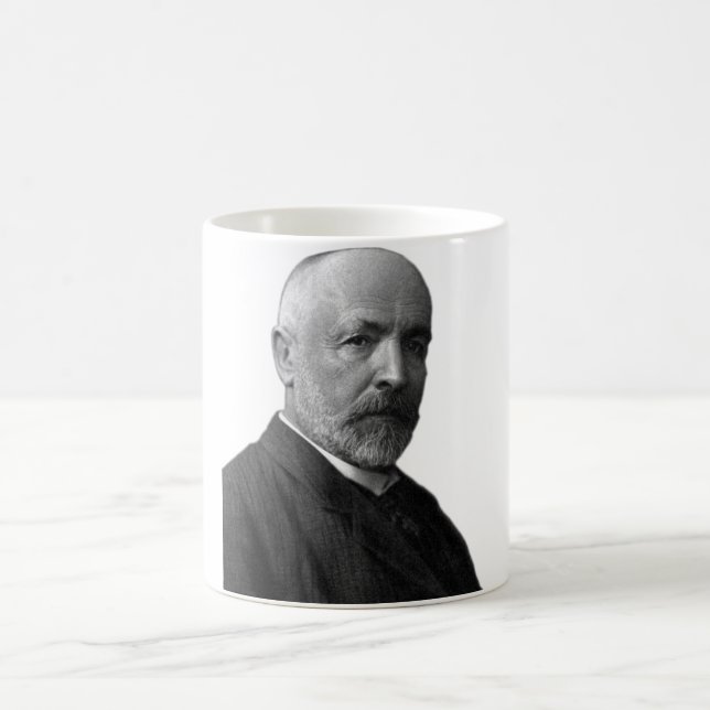 German Mathematician Georg Cantor Coffee Mug (Center)