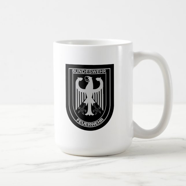 German Military Fire Services Mug (Right)