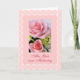 German: Mother's day / Muttertag Card