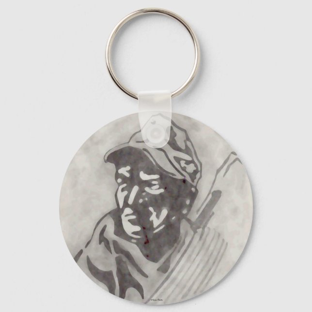 German Mountain Ranger Keychain (Front)