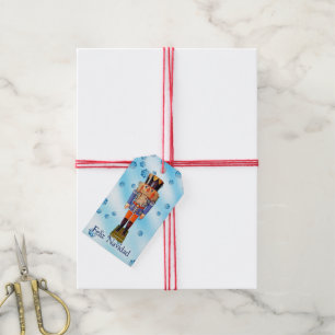 German Nutcracker - Feliz Navidad Gift Tags