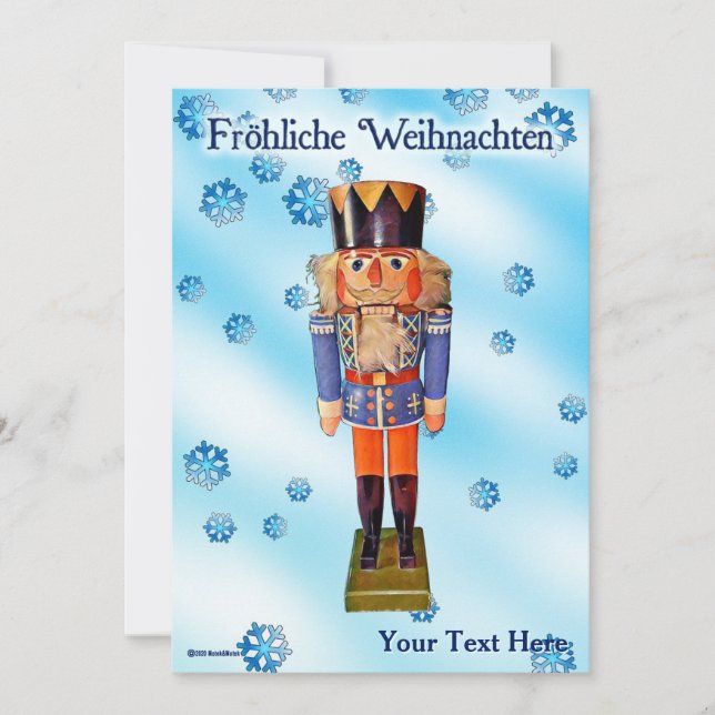 German Nutcracker - Fröhliche Weihnachten (Front)
