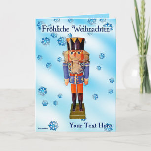 German Nutcracker - Fröhliche Weihnachten Card