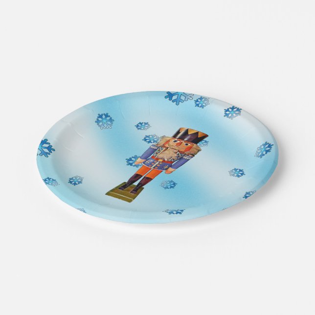 German Nutcracker Paper Plate (Angled)
