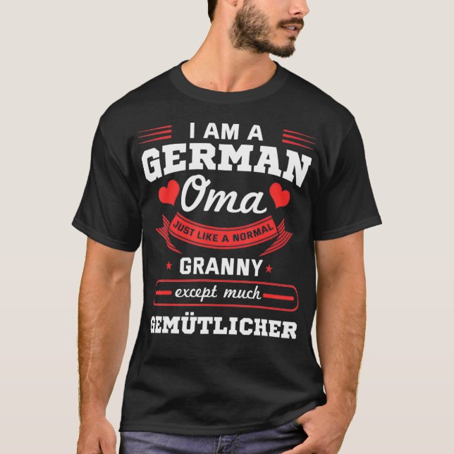 German Oma Grandmother Granny Germany Grandma T-Shirt (Front)