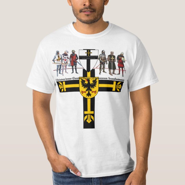 German Order Knights and Coats of Arms T-Shirt (Front)