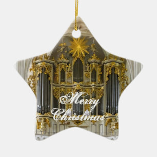 German organ Christmas ornament