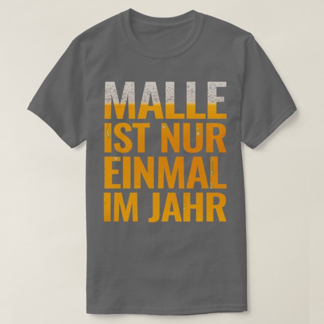 German Party Hit Mallorca Booze Groups and Teams 4 T-Shirt (Design Front)