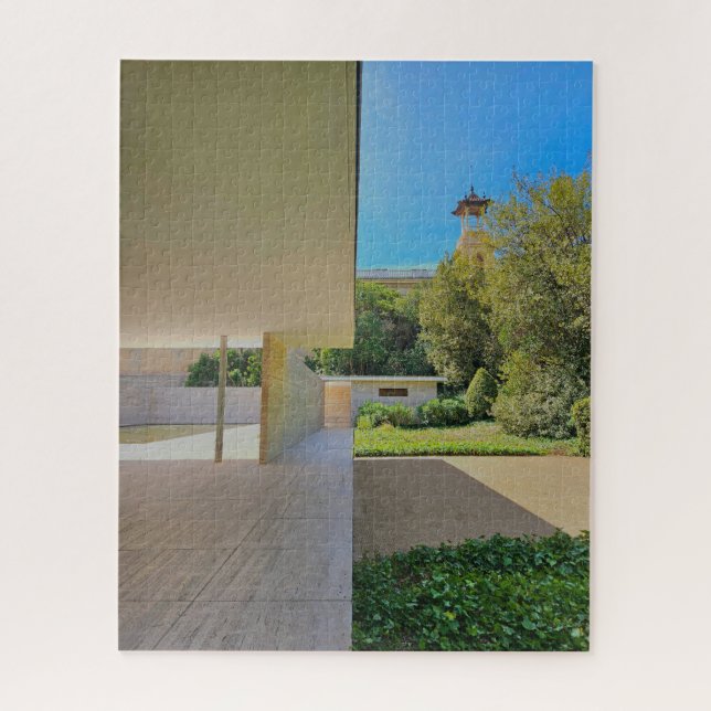 German Pavilion in Barcelona  Jigsaw Puzzle (Vertical)