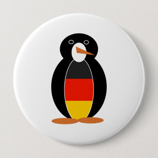 German Penguin -- Deutsch Pinguin 10 Cm Round Badge