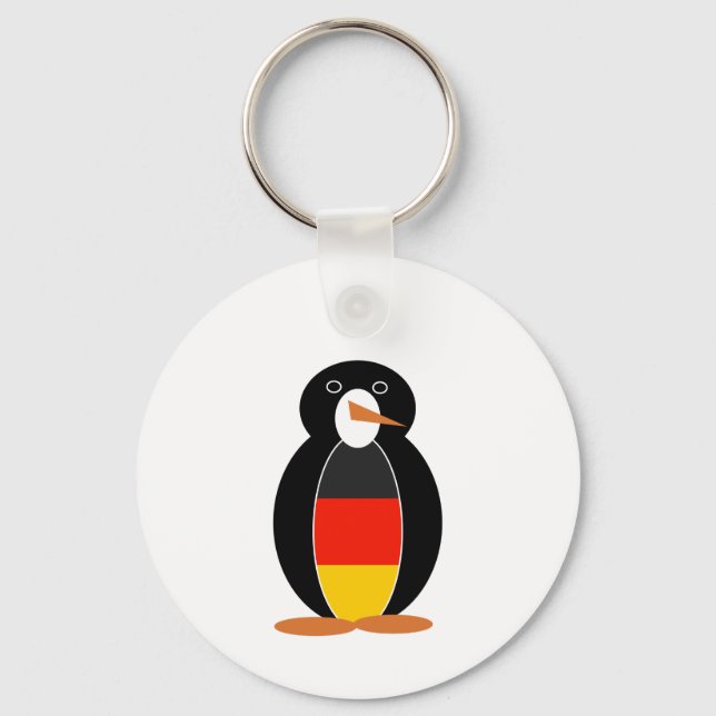 German Penguin -- Deutsch Pinguin Key Ring (Front)