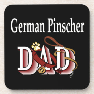 German Pinscher Dad Coaster