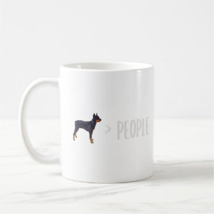 German Pinscher Dogs Are Greater Than People  Coffee Mug